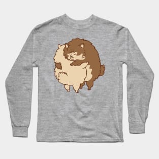 Pomeranian Hugs Long Sleeve T-Shirt